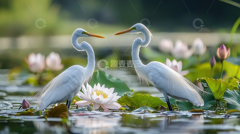 高清大图下载【趣麦麦图】白鹭