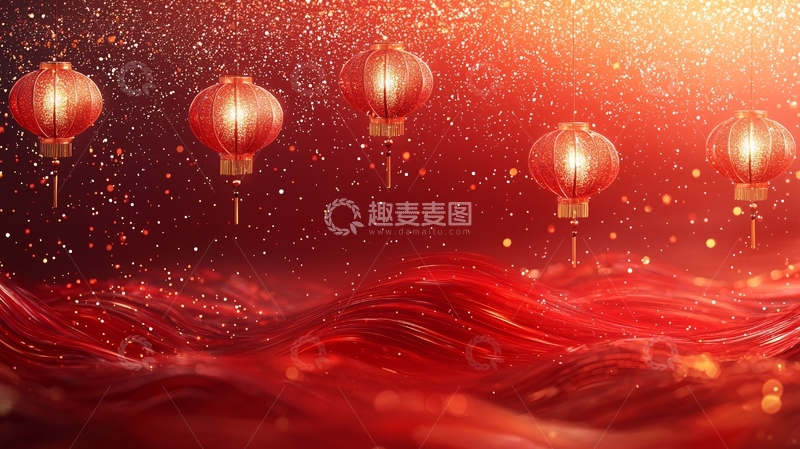高清大图下载【趣麦麦图】红色灯笼
