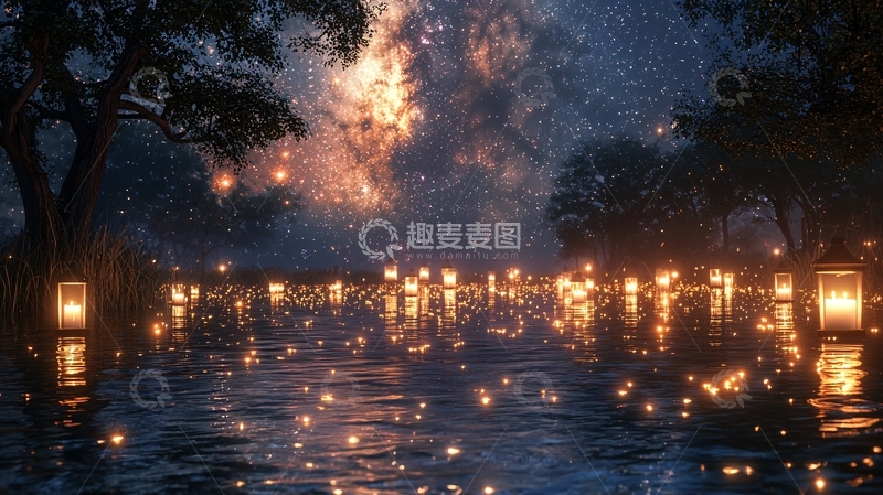 高清大图下载【趣麦麦图】雨夜