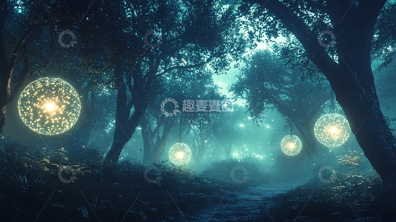 高清大图下载【趣麦麦图】神秘森林