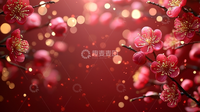 高清大图下载【趣麦麦图】红梅