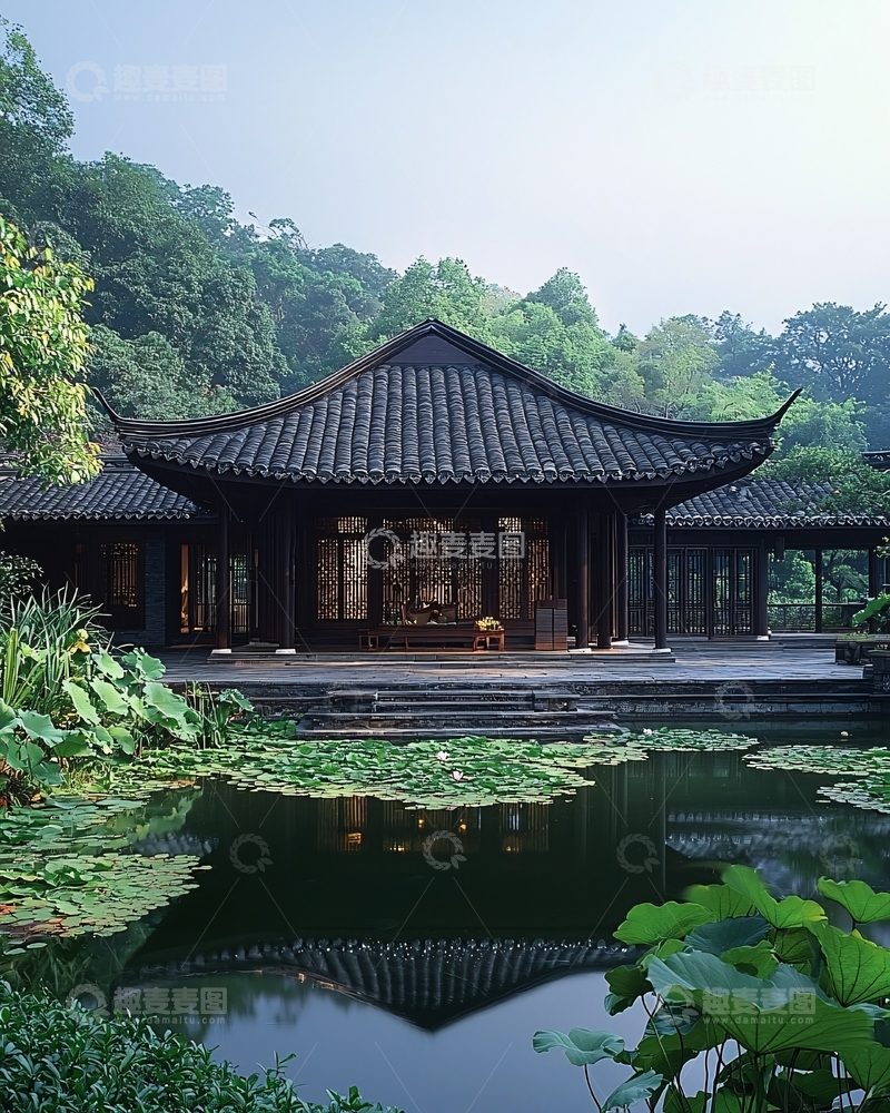 高清大图下载【趣麦麦图】中式建筑