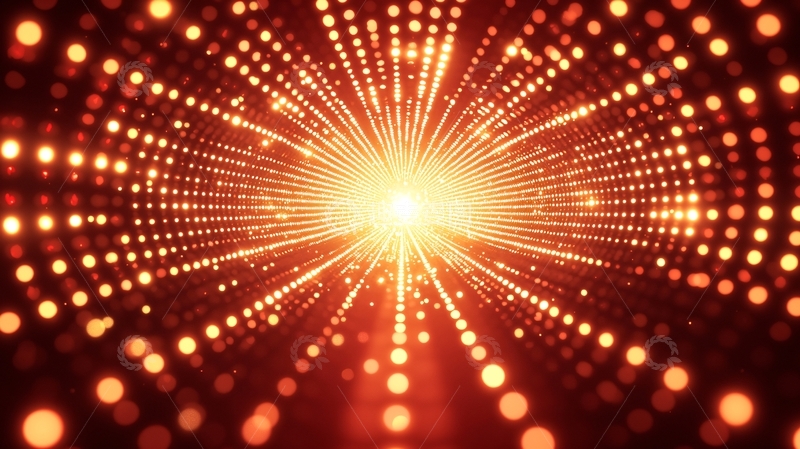 高清大图下载【趣麦麦图】光点隧道