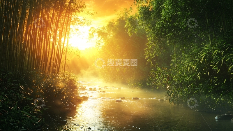 高清大图下载【趣麦麦图】竹林