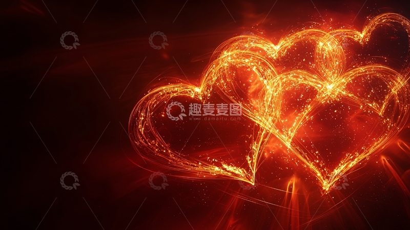 高清大图下载【趣麦麦图】火热的爱情