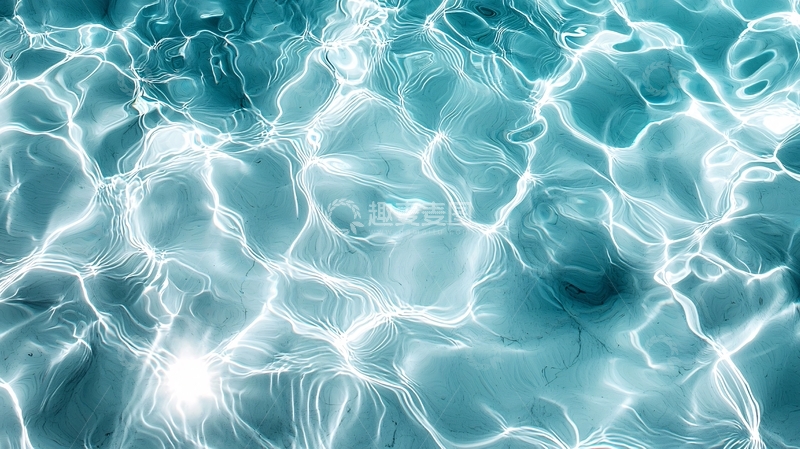 高清大图下载【趣麦麦图】水面波光粼粼的特写