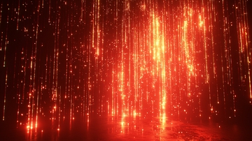 火光点点如雨般落下