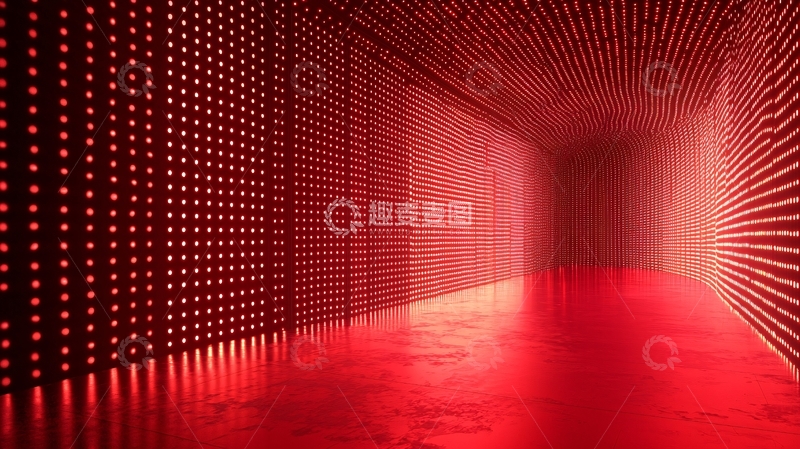 高清大图下载【趣麦麦图】红色走廊1