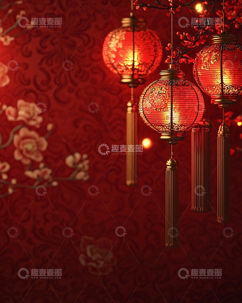 高清大图下载【趣麦麦图】红灯笼