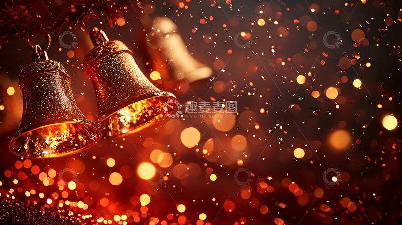 高清大图下载【趣麦麦图】圣诞节铃铛