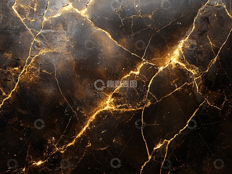 高清大图下载【趣麦麦图】黑金大理石纹理
