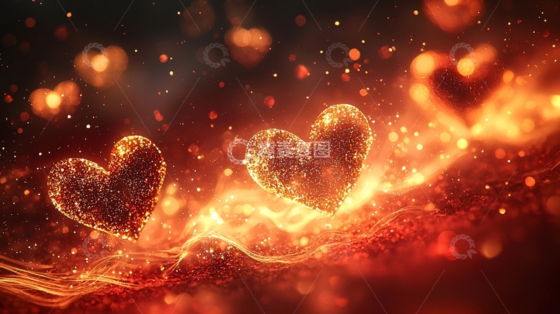 高清大图下载【趣麦麦图】火焰之心