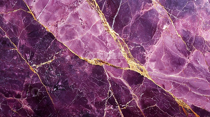 高清大图下载【趣麦麦图】紫色大理石纹理15