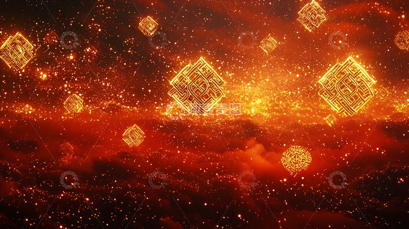 高清大图下载【趣麦麦图】火焰宇宙