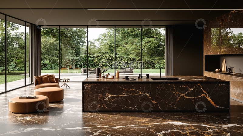 高清大图下载【趣麦麦图】现代简约风格厨房设计