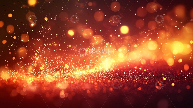 高清大图下载【趣麦麦图】火光四射的粒子背景