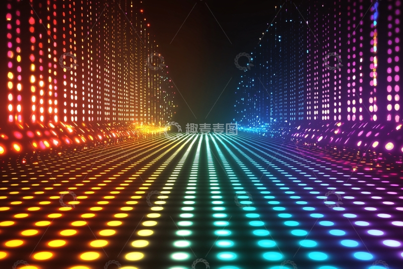 高清大图下载【趣麦麦图】炫彩光带通道