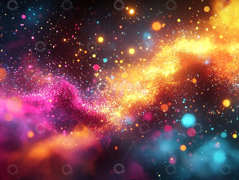 高清大图下载【趣麦麦图】绚丽多彩的宇宙星云