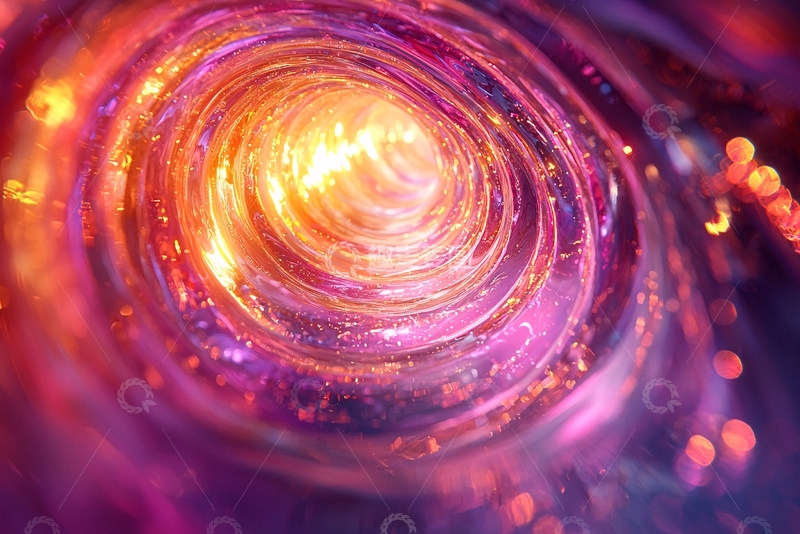 高清大图下载【趣麦麦图】彩色漩涡光晕