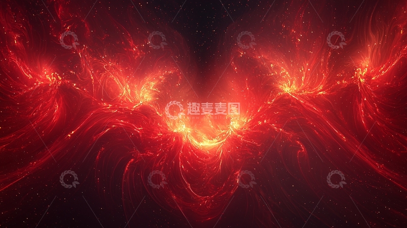 高清大图下载【趣麦麦图】抽象火焰纹理