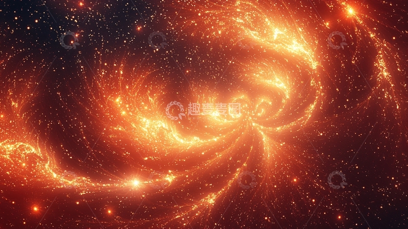 高清大图下载【趣麦麦图】宇宙火焰漩涡