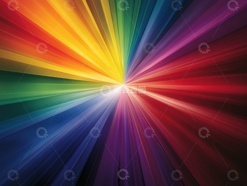 高清大图下载【趣麦麦图】彩虹光线