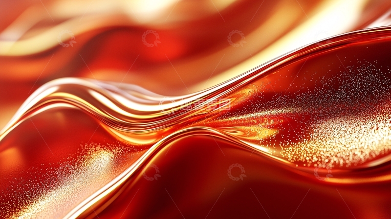 高清大图下载【趣麦麦图】流动的金属质感背景