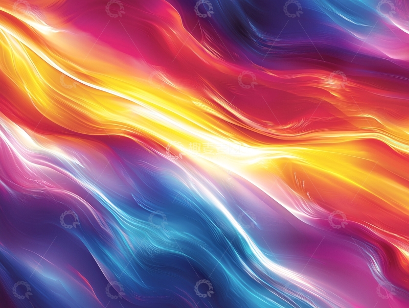 高清大图下载【趣麦麦图】流光溢彩的抽象背景