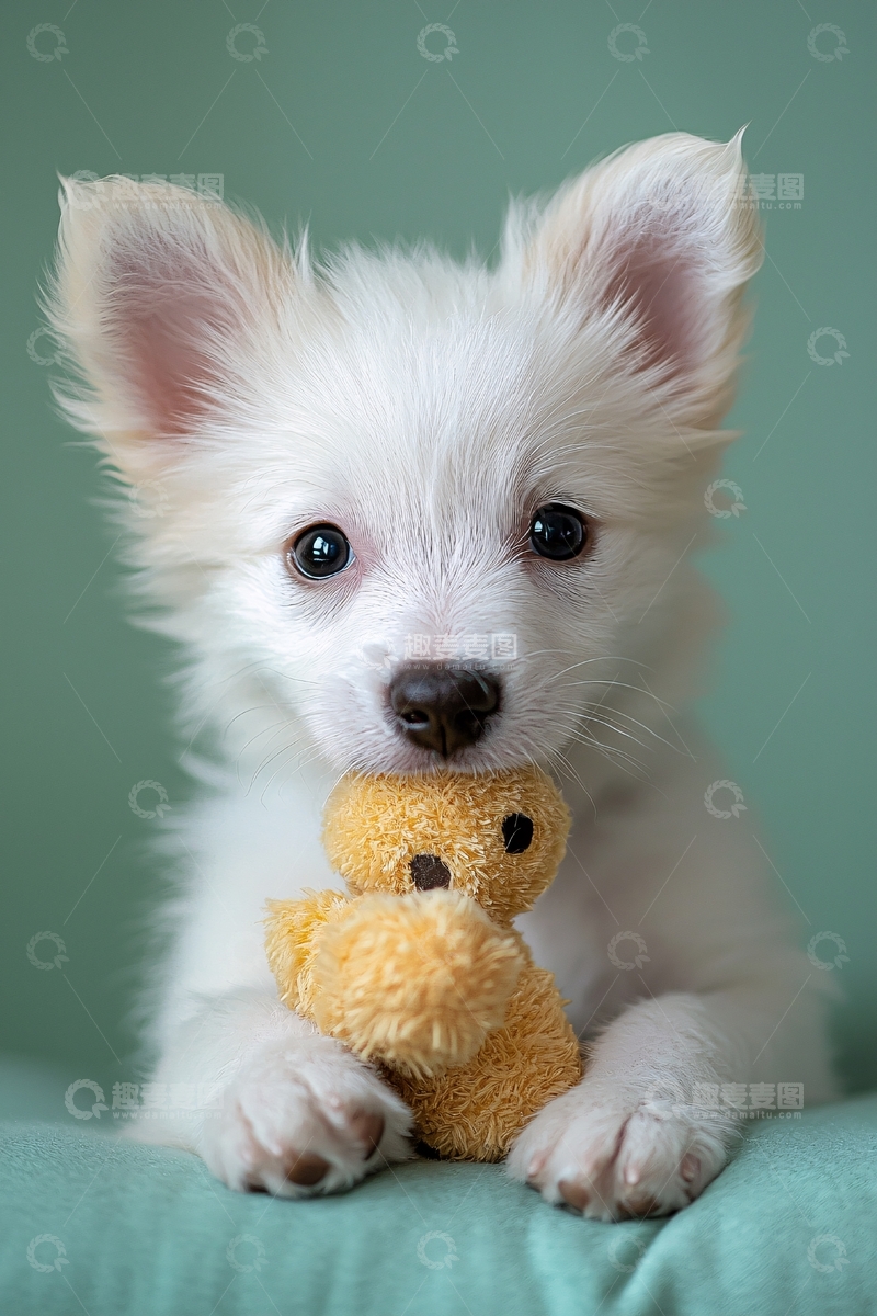 高清大图下载【趣麦麦图】可爱的小狗玩偶
