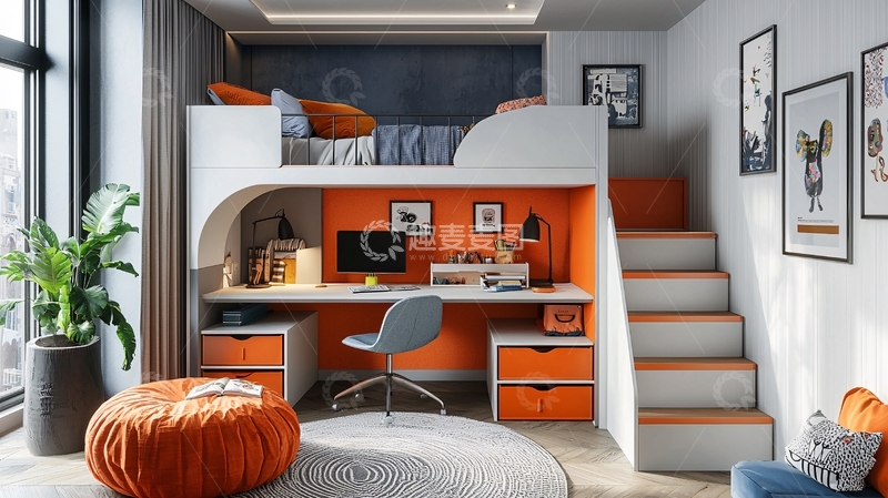 高清大图下载【趣麦麦图】创意儿童房设计