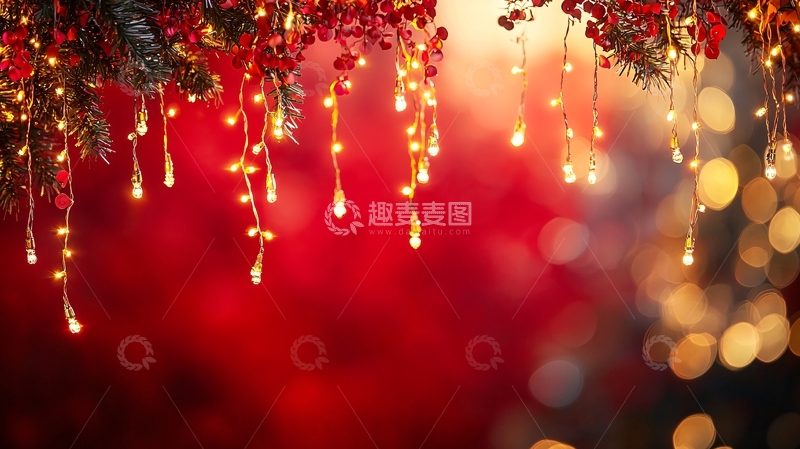 高清大图下载【趣麦麦图】圣诞节灯光