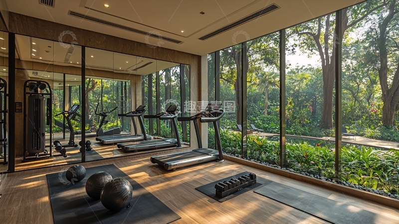 高清大图下载【趣麦麦图】高端健身房