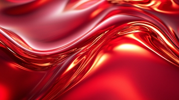 红色液体流动纹理