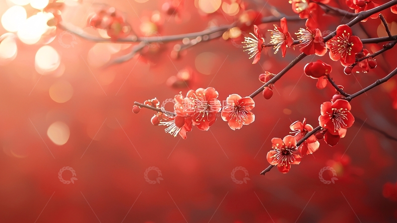 高清大图下载【趣麦麦图】红梅