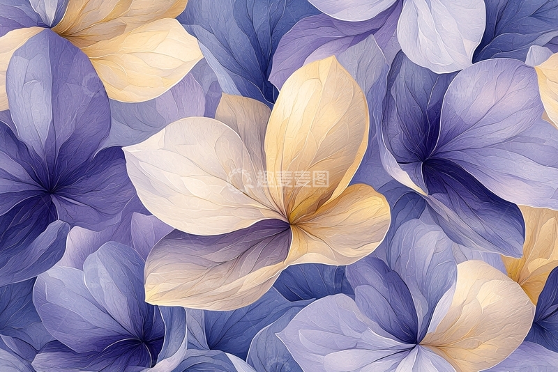 高清大图下载【趣麦麦图】紫色花瓣