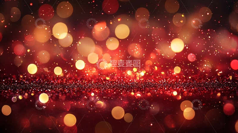 高清大图下载【趣麦麦图】红色梦幻背景