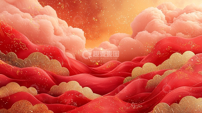 高清大图下载【趣麦麦图】祥云瑞气