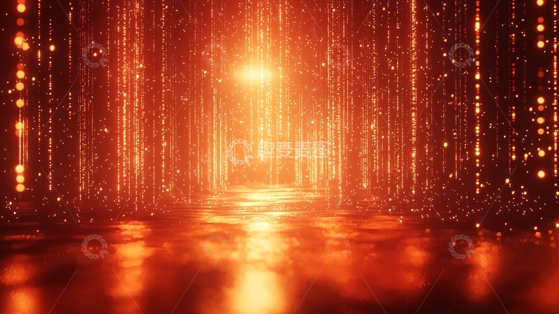 高清大图下载【趣麦麦图】光线粒子通道