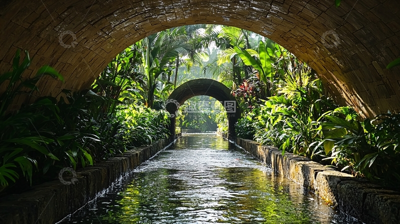 高清大图下载【趣麦麦图】拱形隧道