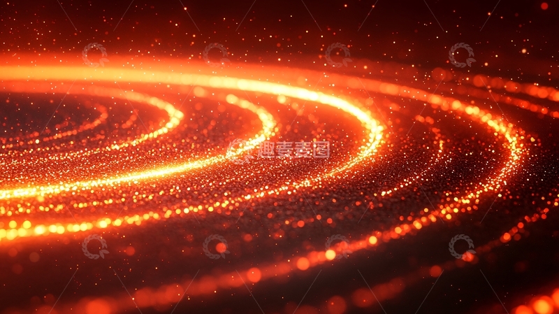 高清大图下载【趣麦麦图】燃烧的橙色螺旋星云