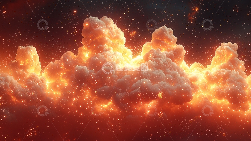 高清大图下载【趣麦麦图】火焰爆炸