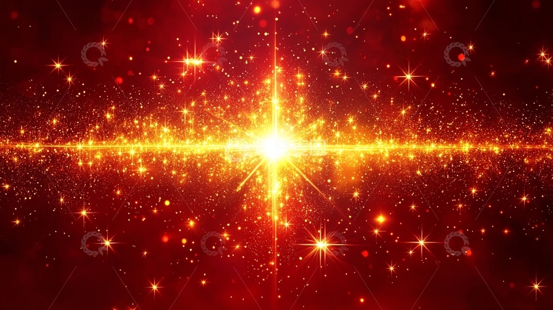 高清大图下载【趣麦麦图】红色宇宙星云