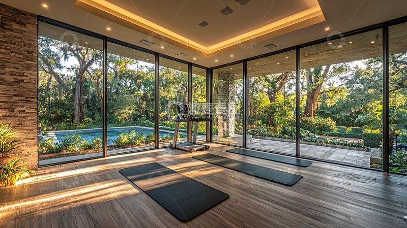 高清大图下载【趣麦麦图】高端私宅健身房