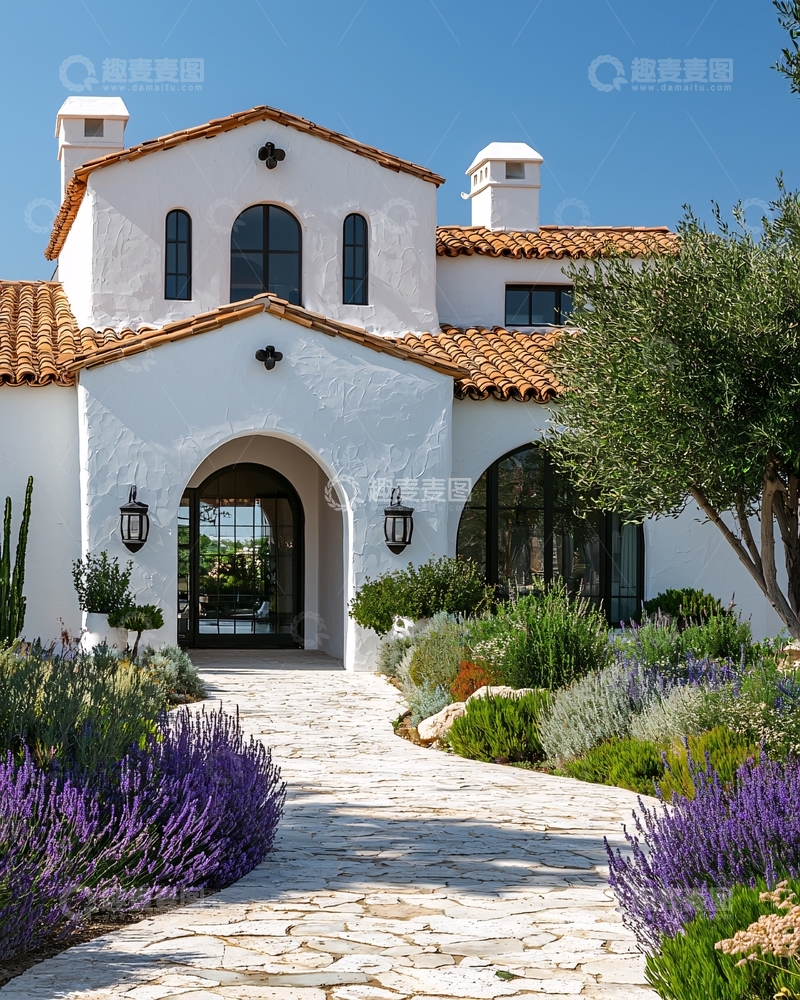 高清大图下载【趣麦麦图】西班牙风格别墅4