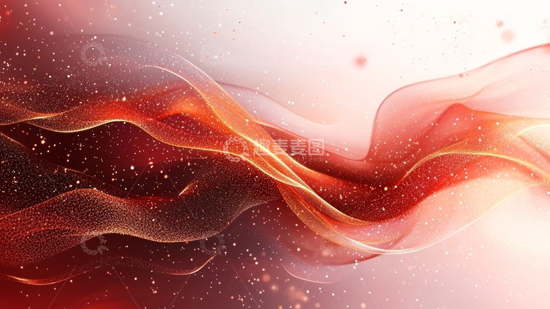 高清大图下载【趣麦麦图】红色火焰丝绸质感