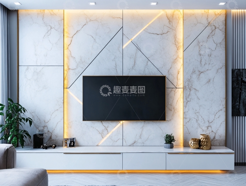 高清大图下载【趣麦麦图】电视墙