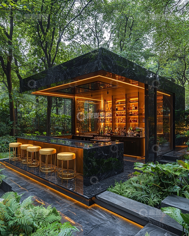 高清大图下载【趣麦麦图】森林酒吧