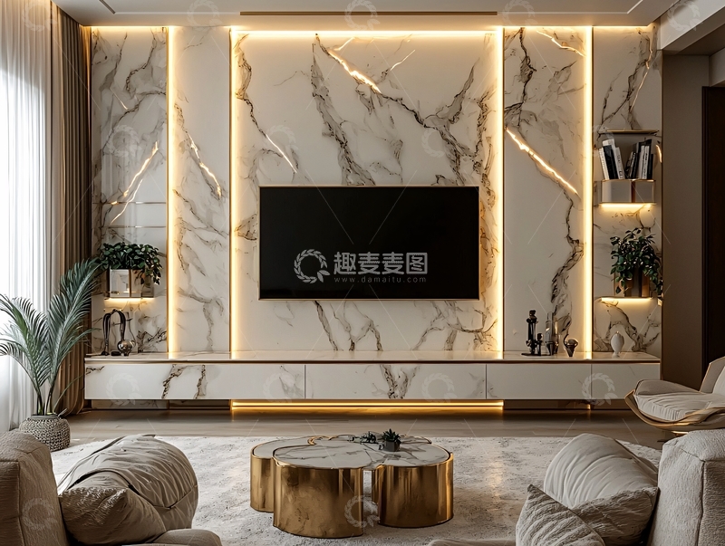 高清大图下载【趣麦麦图】电视背景墙大理石纹理