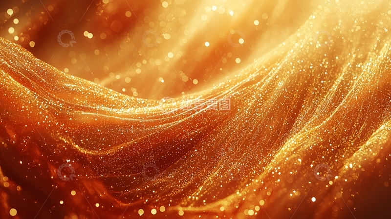 高清大图下载【趣麦麦图】金色飘逸面料