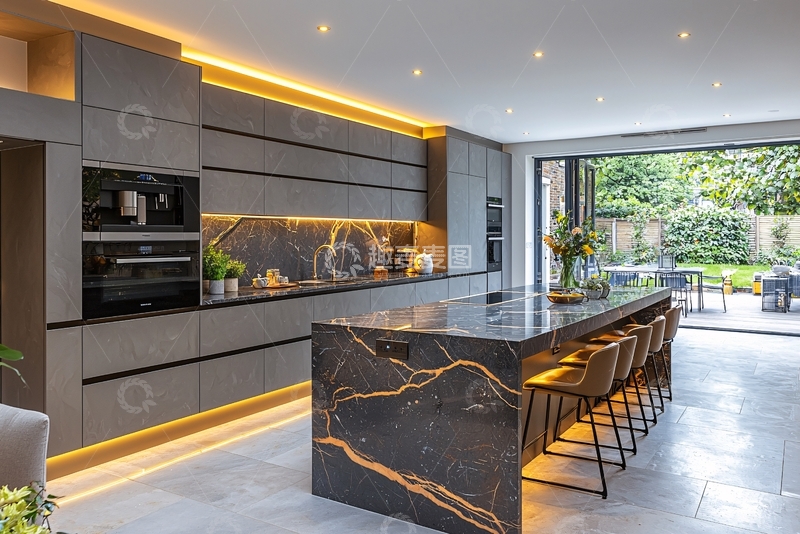 高清大图下载【趣麦麦图】现代简约风格厨房54